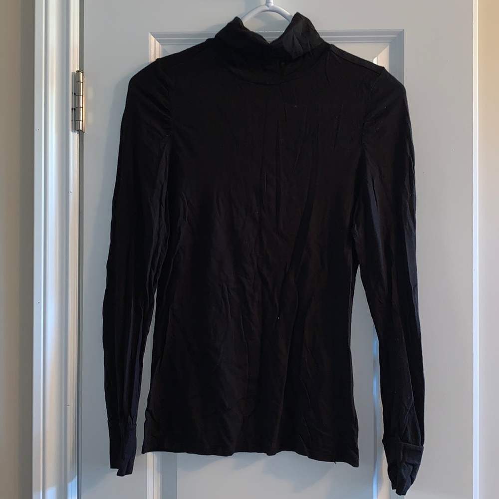 Gentle Fawn Black turtle neck Top